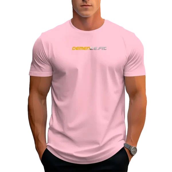 Camisetas DEMENTE FIT de NEA PLAY, colección minimalista masculina para entrenar y uso diario